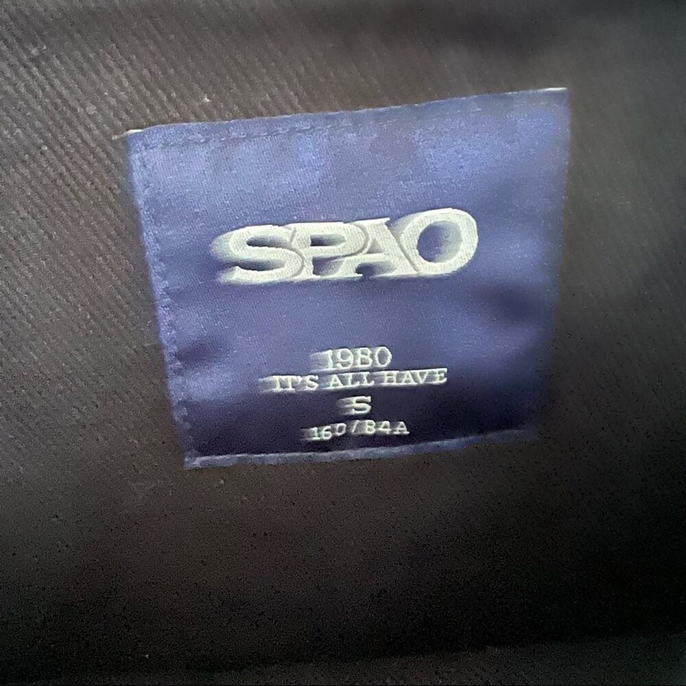 SPAO Y2K 90s Black Denim Vibe Coverall Dress Overall Dress Front Pocket Small - Picture 4 of 7